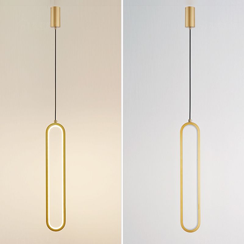 Chambre à coucher en suspension d'éclairage minimalisme kit de pendentif linéaire pour chambre à coucher