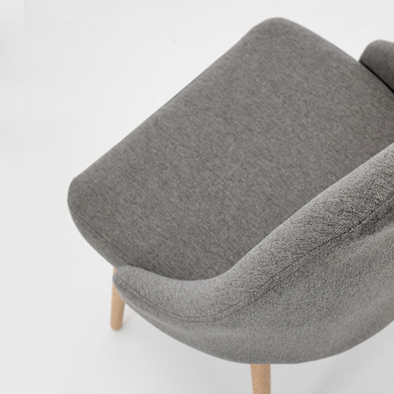 Chaise d'appoint scandinave rembourrée, finition mate, chaise de salle à manger Parsons