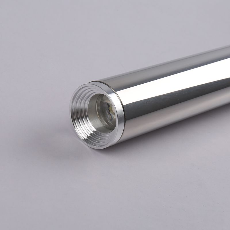 Zeitgenössischer Stil Zylinderform Pendelleuchte Leuchtmetall 1 Leichte Hanglampe in Silber