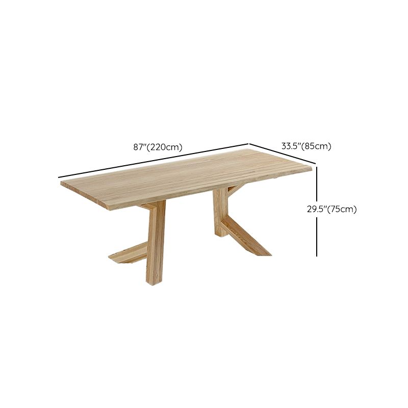 Modern Style Dinette Set 1/2/4/5 Pcs Rectangle Solid Wood Dinette Table with Chair