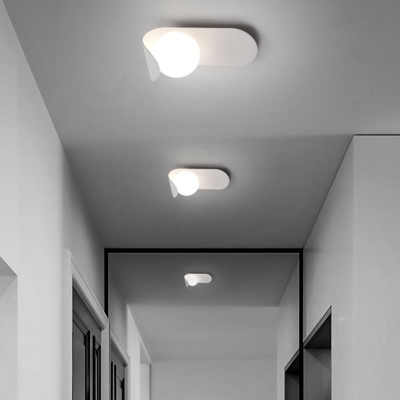 Black/Golden Wall Lighting Contemporary Metal Wall Light Sconces for Foyer