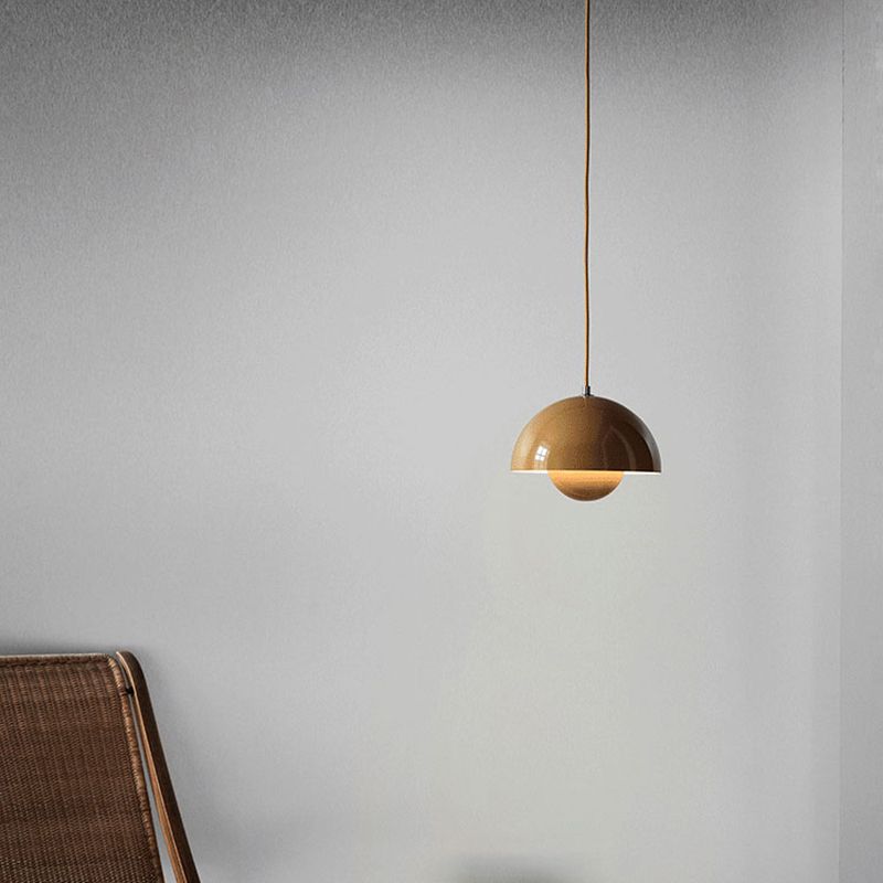 Luminaires pendentifs de style nordique 1 lumière minimaliste macaron suspendu