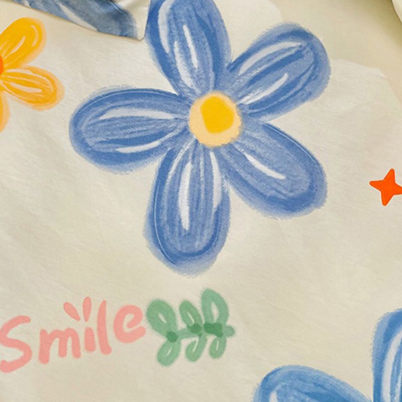 Sheets Cotton Floral Printed Wrinkle Resistant Ultra Soft Breathable Bed Sheet Set