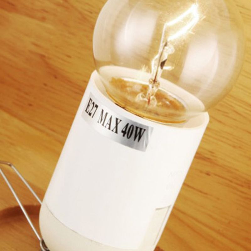 Contemporary Beige Wall Lamp with Fake Plant Deco Cube Shade 1 Light Wood & Milk Glass Sconce Light for Bedroom