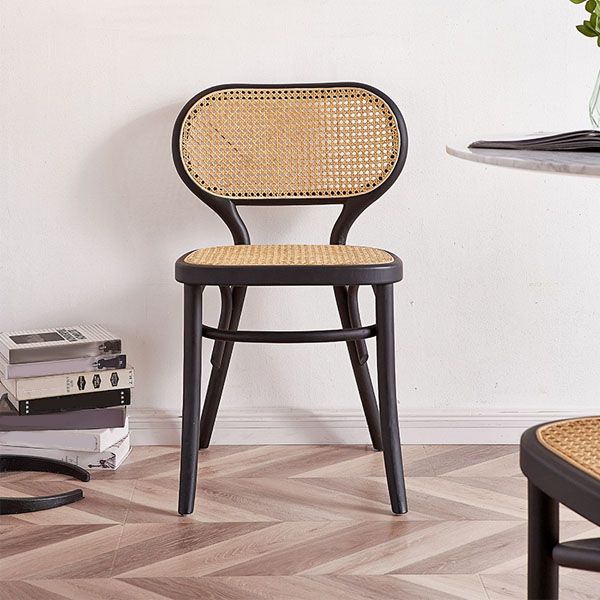 Silla tradicional de madera para comedor, cocina, silla lateral trasera King Louis