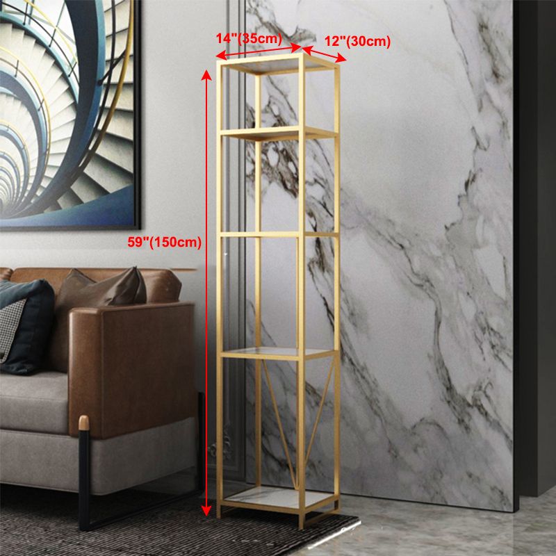 Libreria etagere aperta verticale industriale telaio in ferro -scaffale in legno fabbricato scaffale