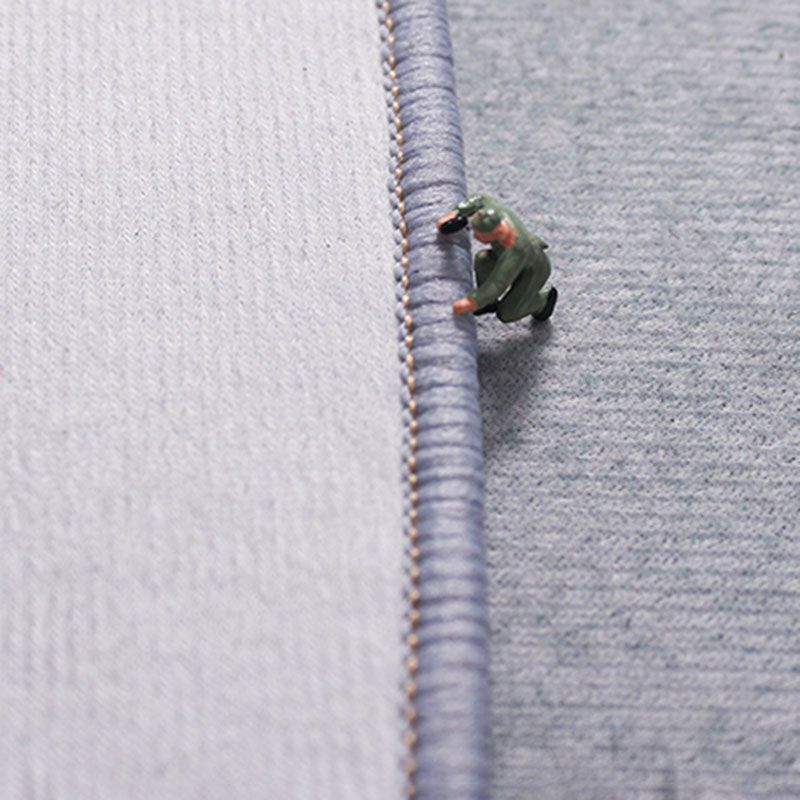 Fancy Color Blocked Area Rug Modern Polyester Area Carpet Anti-Slip Easy Care Rug for Home Decor