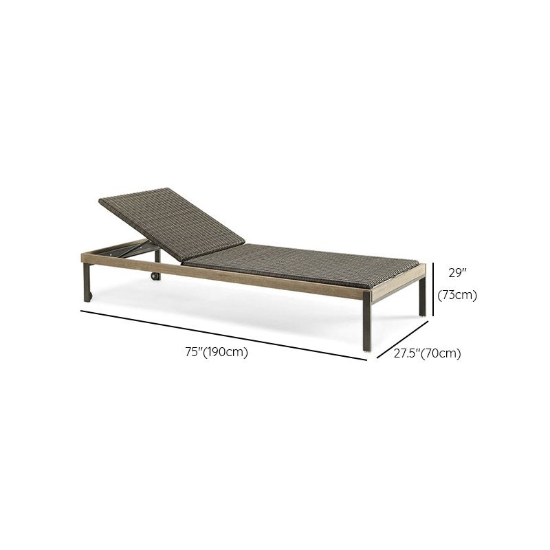 Industrial Metal Patio Sofa Water Resistant Outdoor Patio Sofa