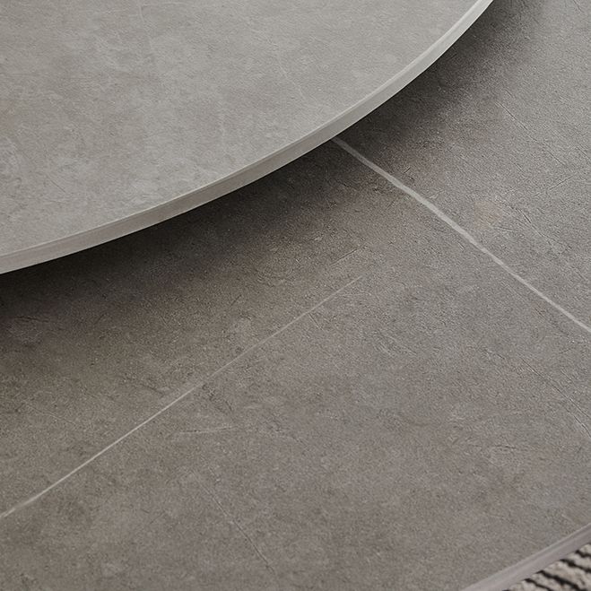 Modern Dining Table Round Sintered Stone Table for Restaurant