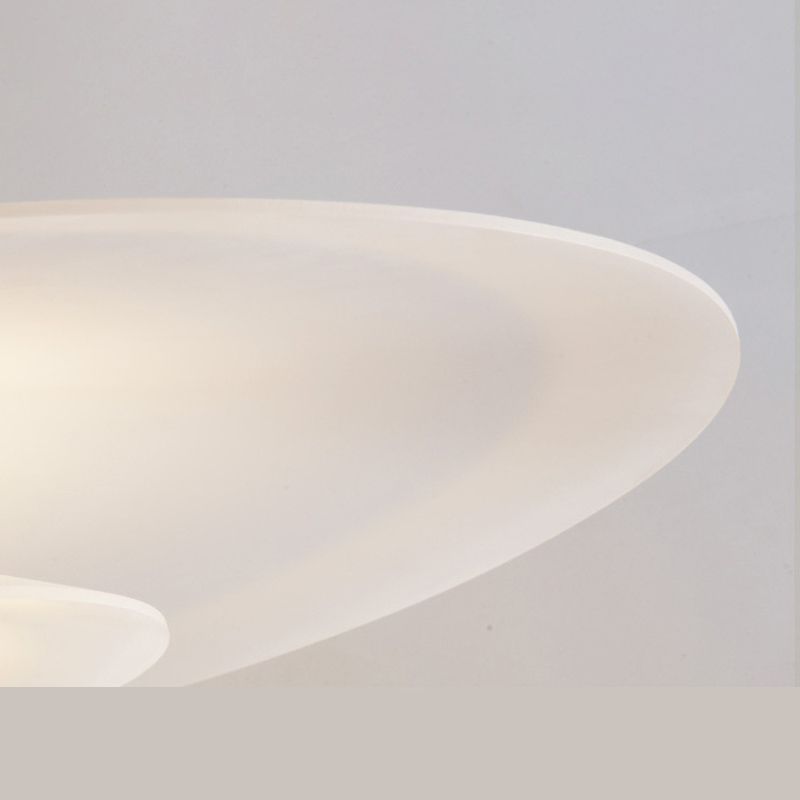 Postmodern Layered Hanging Lamp Fixture Metallic Dining Room Suspension Pendant Light