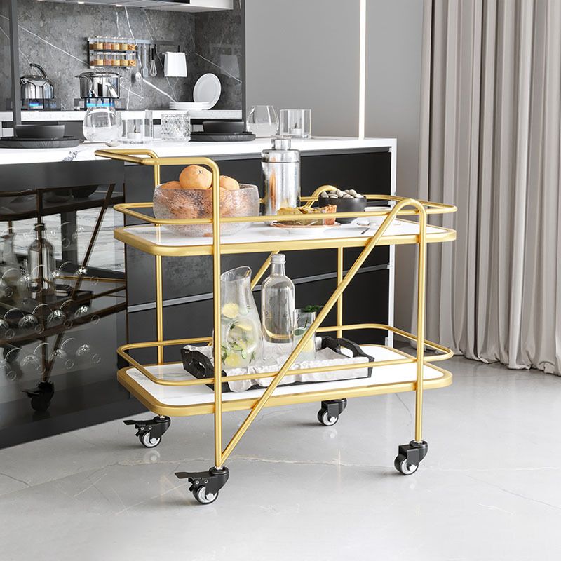 29.92" High Rolling Contemporary Prep Table Metal Prep Table for Restaurant