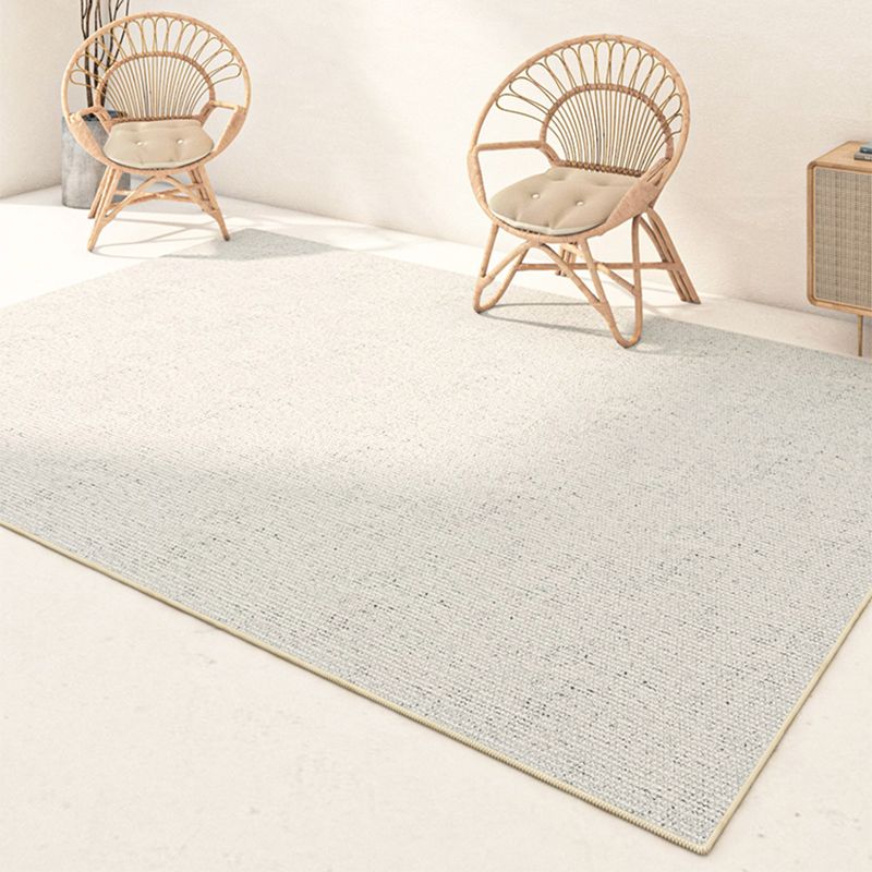 Tapis moderne Beige, couleur Pure, en Polyester, avec envers antidérapant, pour la décoration de la maison