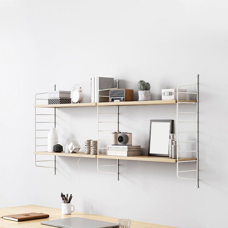 Contemporary Book Display Steel Bookshelf Scratch Resistant Floating