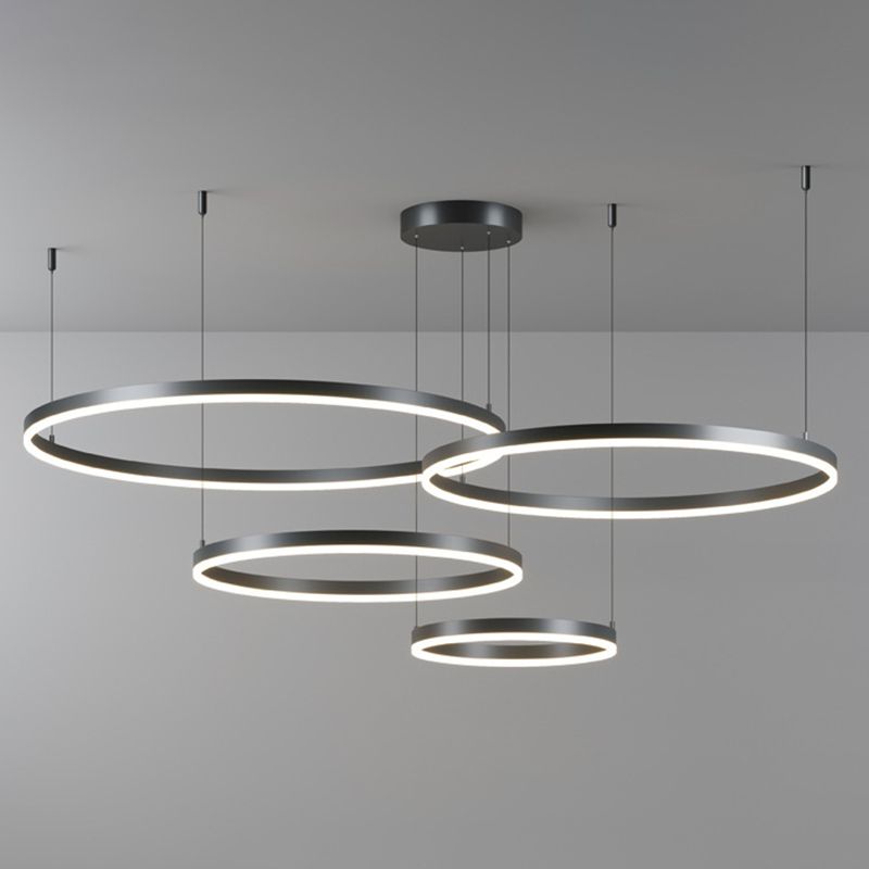 Einzigartige Form Kronleuchter moderner Metall mit mehreren Lichthänge für Schlafzimmer