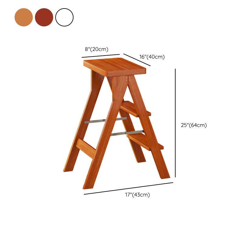 Modern Folding Bar Stool Wooden Backless Bar Stools for Dining Room