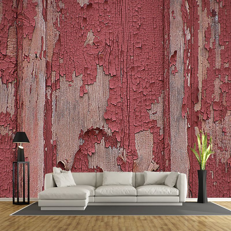 Industrial Customized Wall Mural Wood Texture Decorative Eco-friendly Wall Art