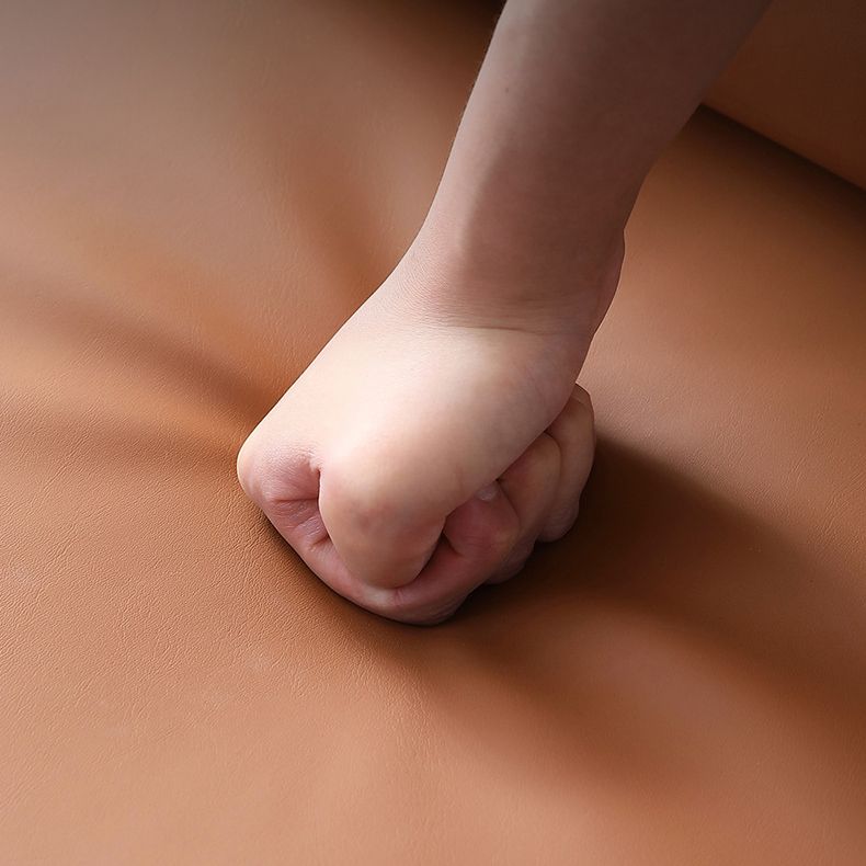 El cuero del estilo industrial que cena las sillas tapizó las sillas sin brazos con parte posterior sólida