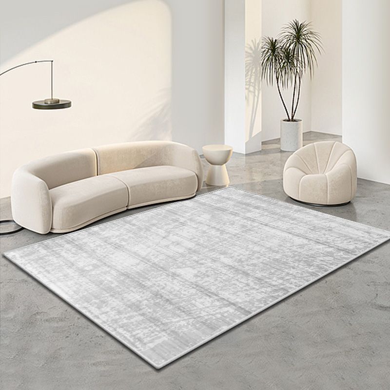 Tapis de zone moderne chic Modèle géométrique Polyester Area Tapis tapis de support sans glissement pour le salon