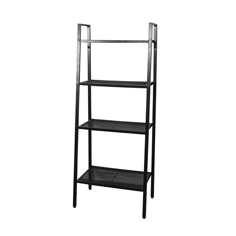 Contemporary Metal Bookcase Open Shelf Bookshelf for Study Room