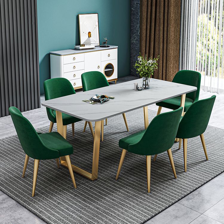 Nordic 1/2/5/7 Pieces Dining Set Sintered Stone Dining Table with Chairs
