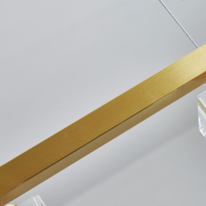 Contemporary 4/5/6-Light Golden Kitchen Island Lighting LED Ceiling Light