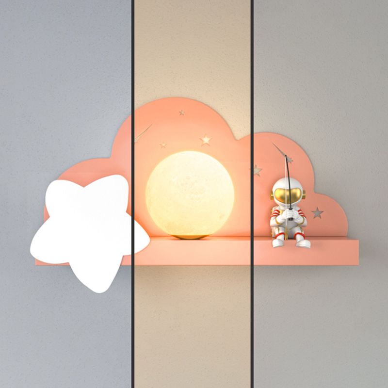 Modern Style Spherical Shape Wall Sconce Metal 1 Light Wall Lighting for Bedroom