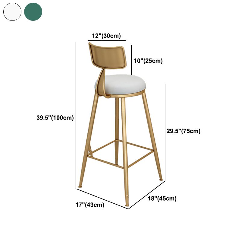Glam1/3 Pieces Bar Table Set Rectangle Marble Counter Table with High Stools