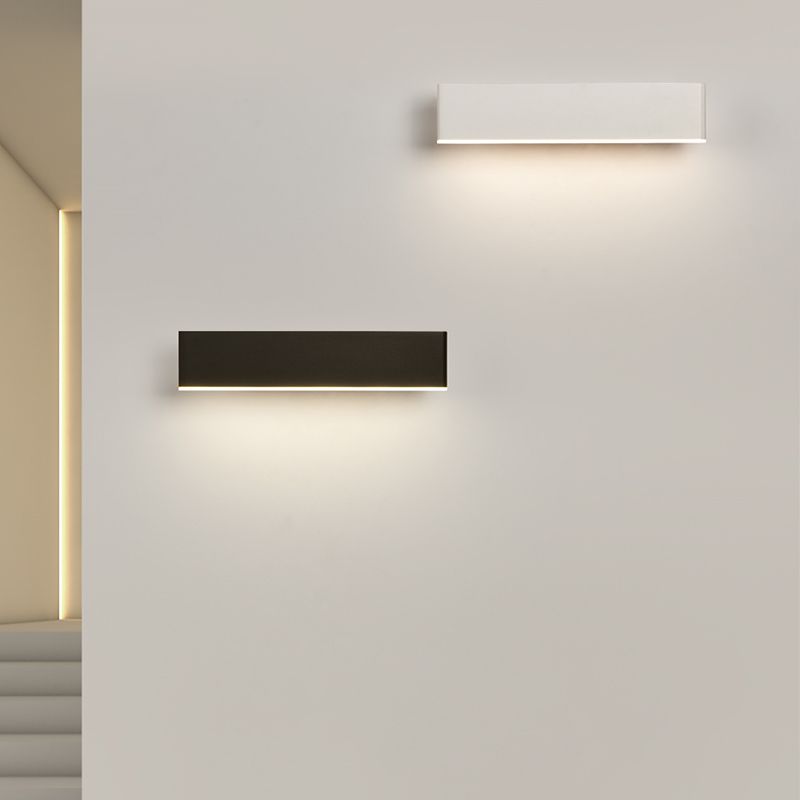 Metal Square Shape Wall Sconce Modern Style 1 Light Wall Light Sconce