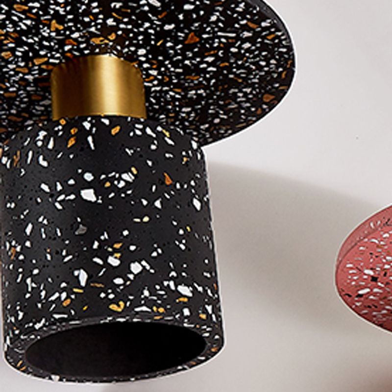 Terrazzo Hanging Light Contemporary Pendent Lighting Fixture for Sitting Room