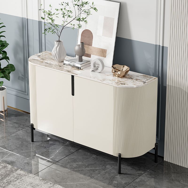 Designer Rectangle Accent Cabinet Bar Pulls Accent Cabinet with Drawer