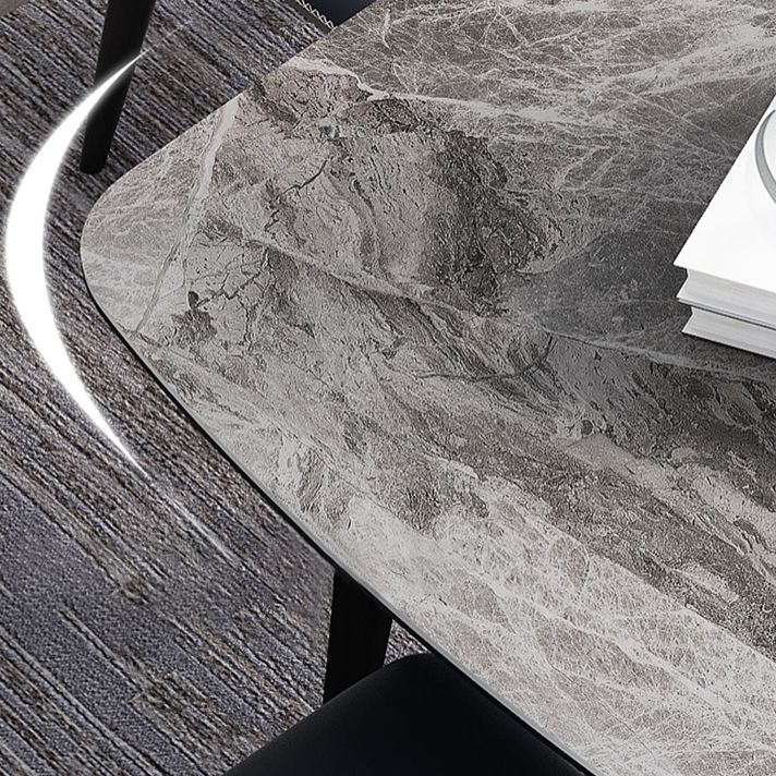 Modern Kitchen Sintered Stone Dining¬†Set with Standard Height Dining¬†Room¬†Table¬†Set