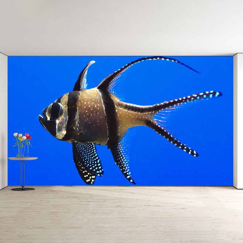 Fashionable Wall Mural Tropical Fish Pattern Drawing Room Wall Mural