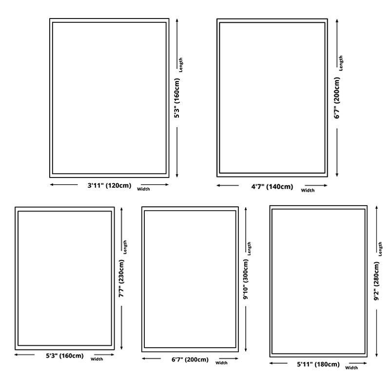 Trendy Modern Rug With Feather and Floral Print Creative Rectangle Carpet Polyester Anti-Slip Backing Rug for Living Room