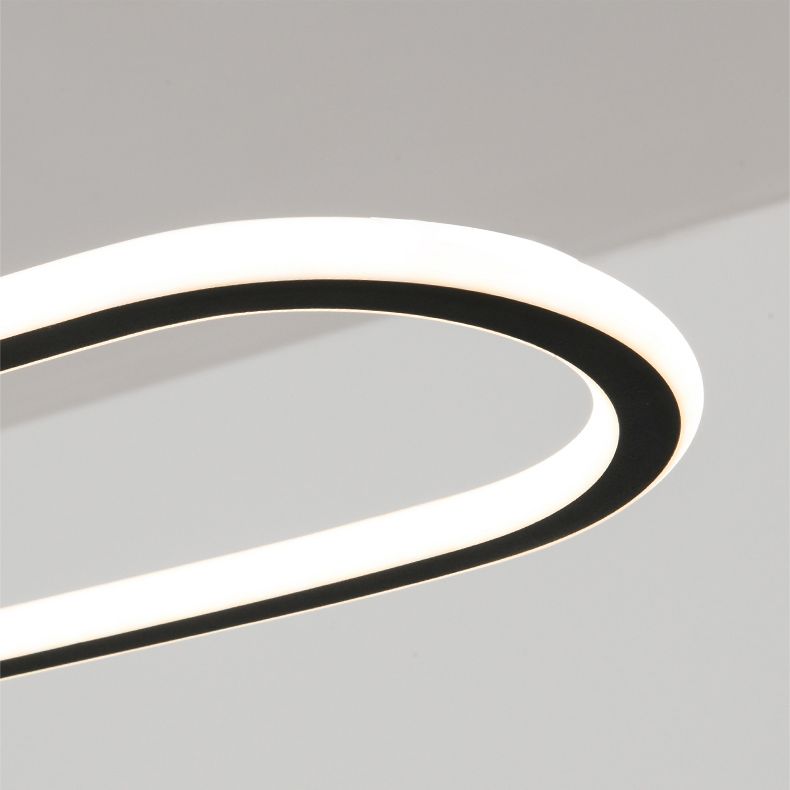 Nordic Minimalist Island Light Modern LED Pendant Lamp with Silica Gel Shade