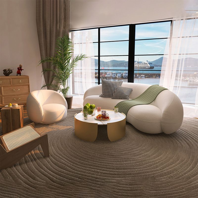 Modern Polyester Seating Stain Resistant Sofa for Bonus Room