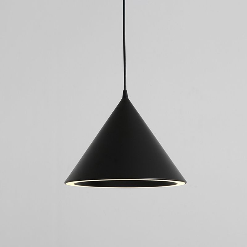 Makaroon -Mini -Anhänger -Leuchten -Leuchten -Aluminiumkegelform -Pendellampe zum Dinging -Tisch