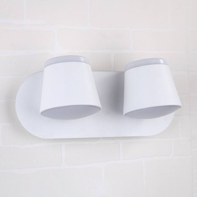 Modern Minimalist Style Half Cylinder Wall Light Sconces Acrylic Wall Lighting for Living Room