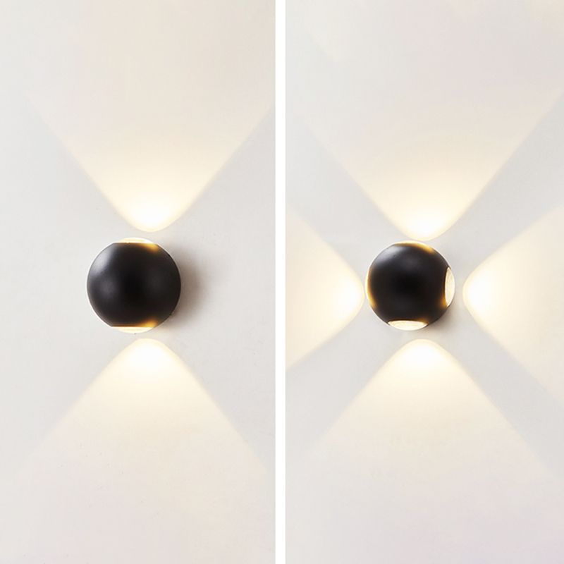 Moderne Stil Ball Wandbeleuchtung Metall Multi -Lichter Wandscheibe Jung