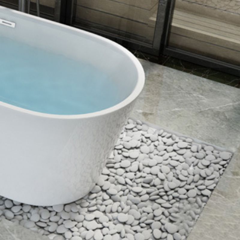 Soaking Bathtub Antique Finish Back to Wall Acrylic Bath Tub