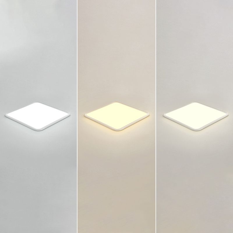Lámparas de techo LED modernas, montaje empotrado cuadrado, para sala de estar y comedor
