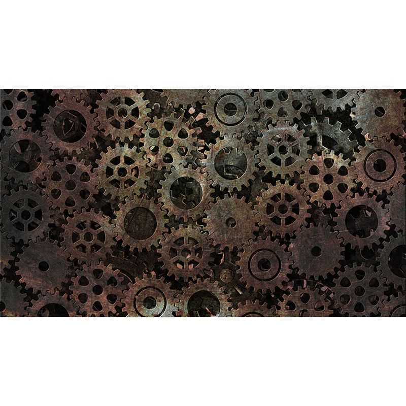 Metal Gear Mildew Resistant Wallpaper Photography Sleeping Room Wall Mural