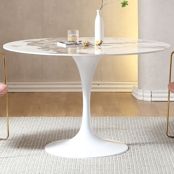 Ronde tulp Base Dinette Table Simplicity Style Dining Site Table voor binnen