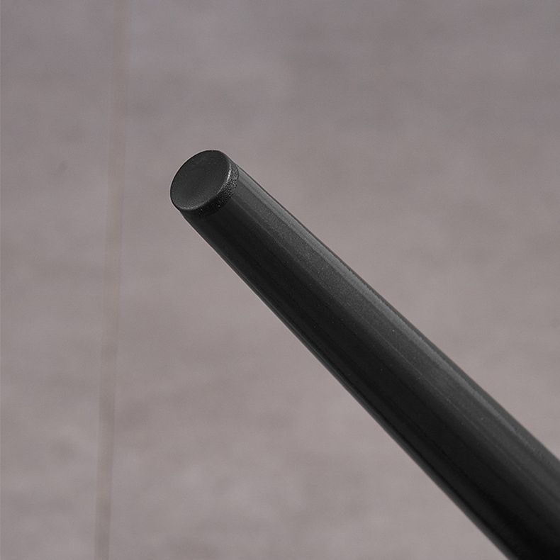 Faux Leather Dining Chair Glam Style Parsons Armless Side Chair