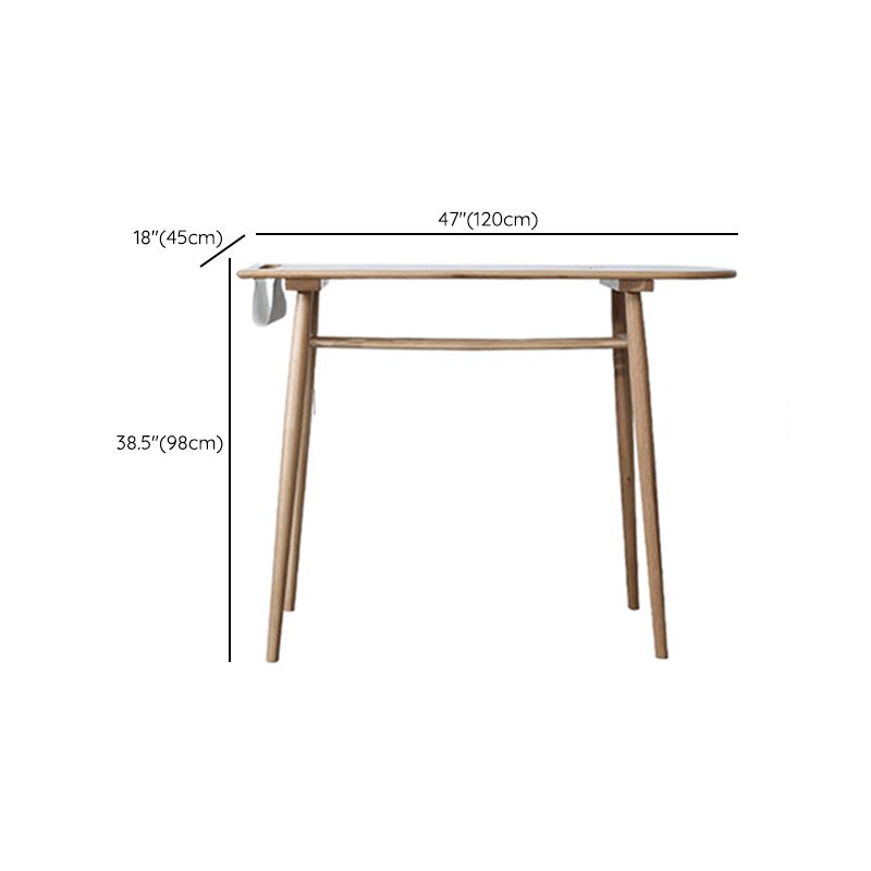 Contemporary Bar Height Pub Table Natural Oak Pub Height Dining Table