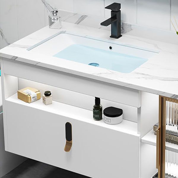 Gorgeous Sink Vanity Wall-Mounted Bathroom Vanity Cabinet with Mirror Cabinet
