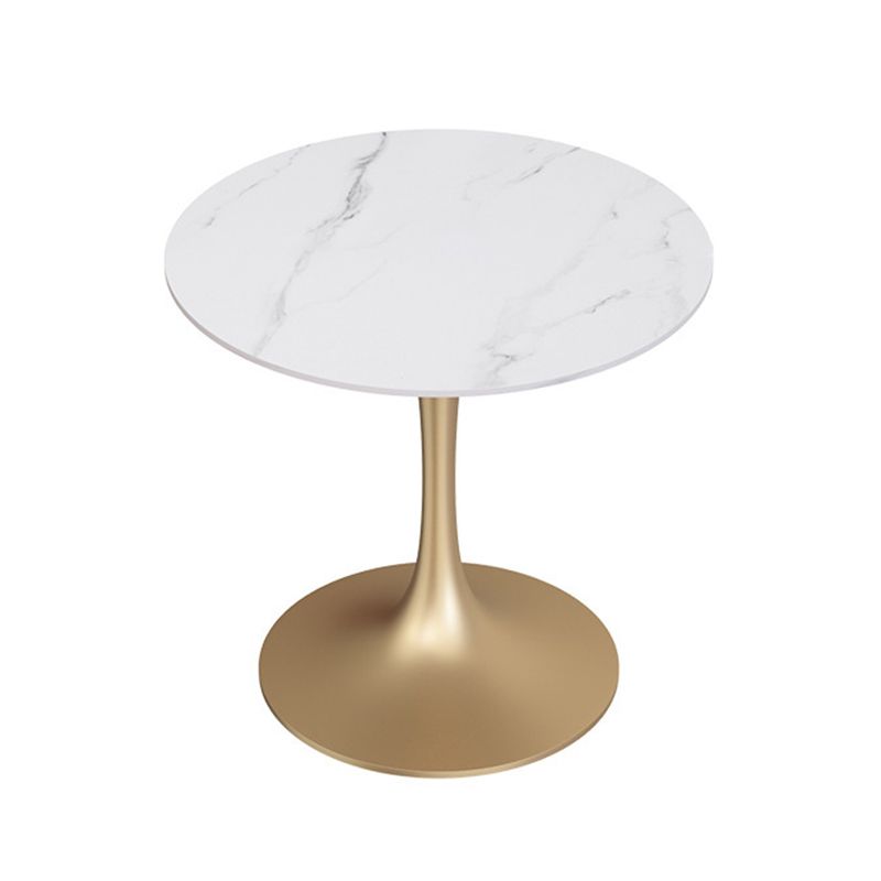 Modern 1/5 Pieces Dining Set Round Stone Dining Table for Dining Room Cafe