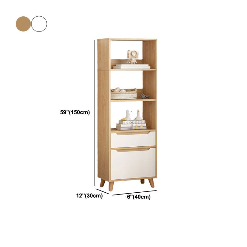 Contemporary Rectangle Standard Chest with Drawer Wood Cutouts