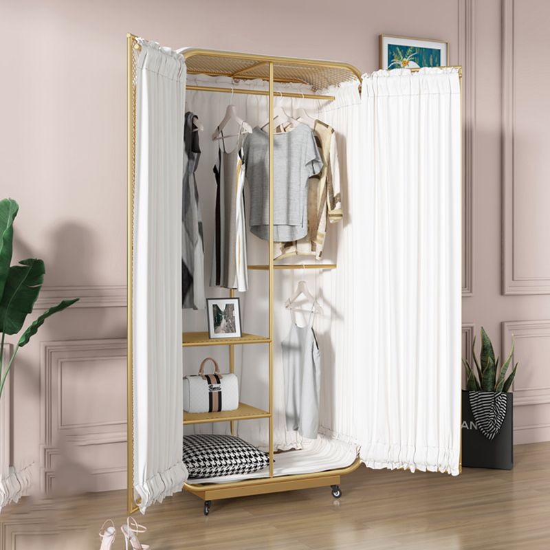 Modern Style Wardrobe Closet Metal Wardrobe Cabinet for Home