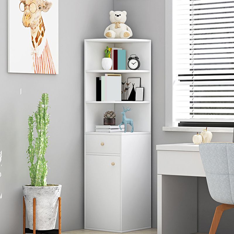 Modern Accent Chest with Drawer Rectangle Water Proof Chest with 1 Door