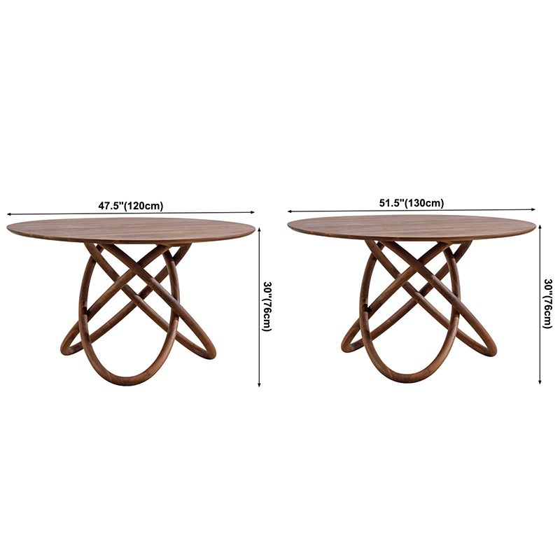 Runde Esstisch Einfachheit Dinnerzimmer Masster Holztisch mit Sockentisch